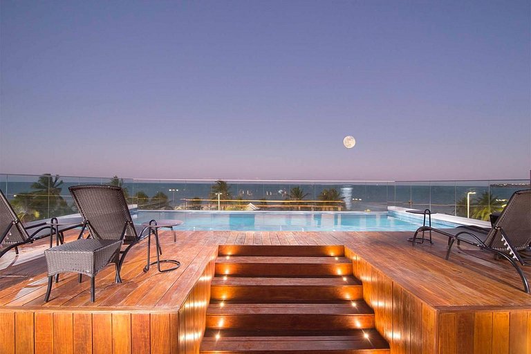 Flat à beira-mar c/vista 411 Infinity  - MyFlats
