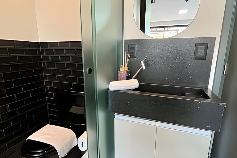 Flat c/ jacuzzi privativa 107 Get By Side -MyFlats