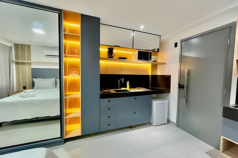 Flat a 50m do mar com varanda 514 Get One -MyFlats