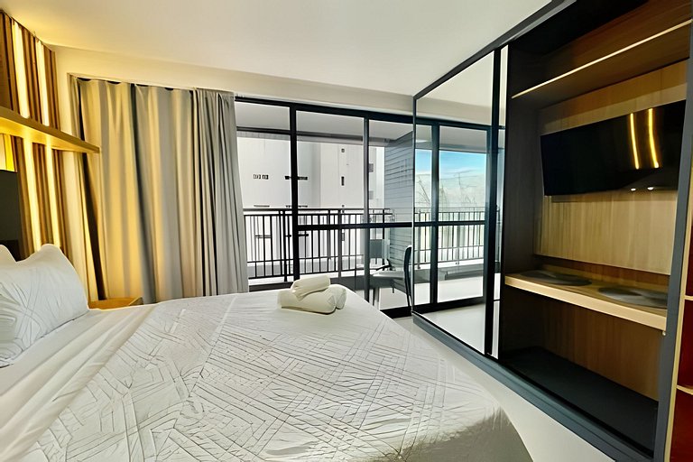 Flat a 50m do mar com varanda 514 Get One -MyFlats