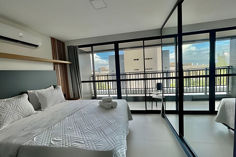 Flat a 50m do mar com varanda 514 Get One -MyFlats