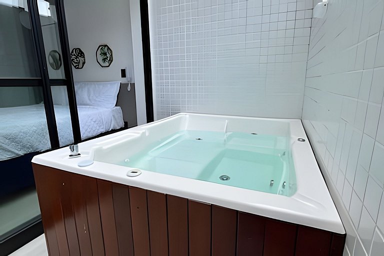 Flat c/ jacuzzi privativa 105 Get By Side -MyFlats