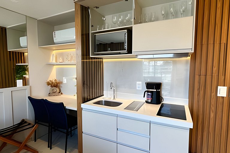 Flat pé na areia c/ vista mar 501 Breeze - MyFlats