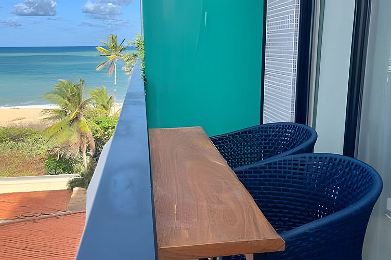 Flat pé na areia com vista mar 501 Breeze -MyFlats