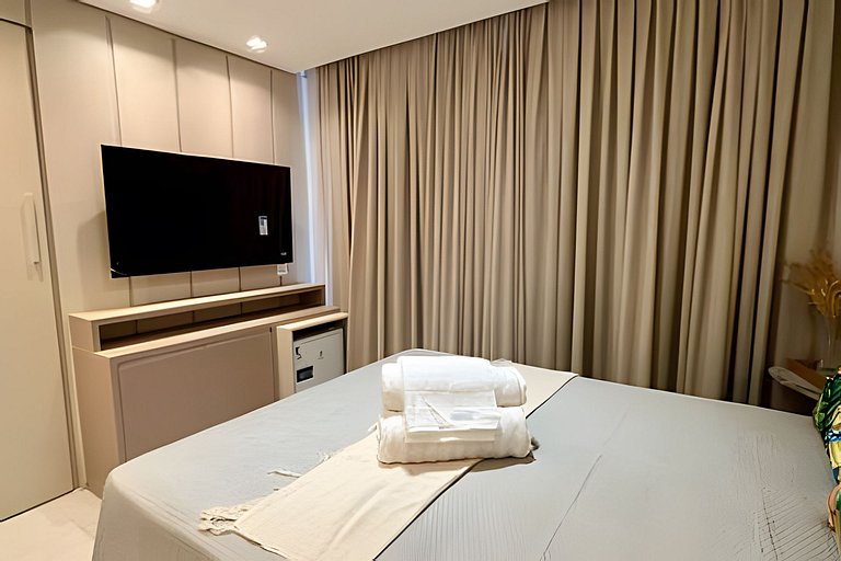 Flat pé na areia c/ vista mar 501 Breeze - MyFlats