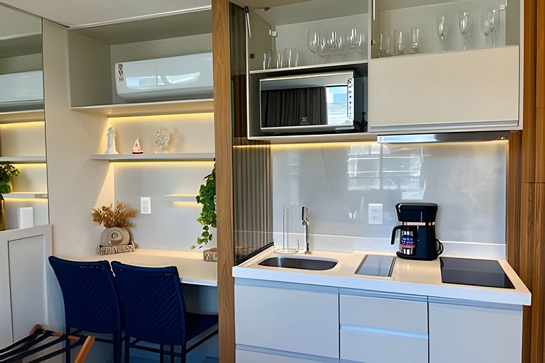 Flat pé na areia com vista mar 501 Breeze -MyFlats