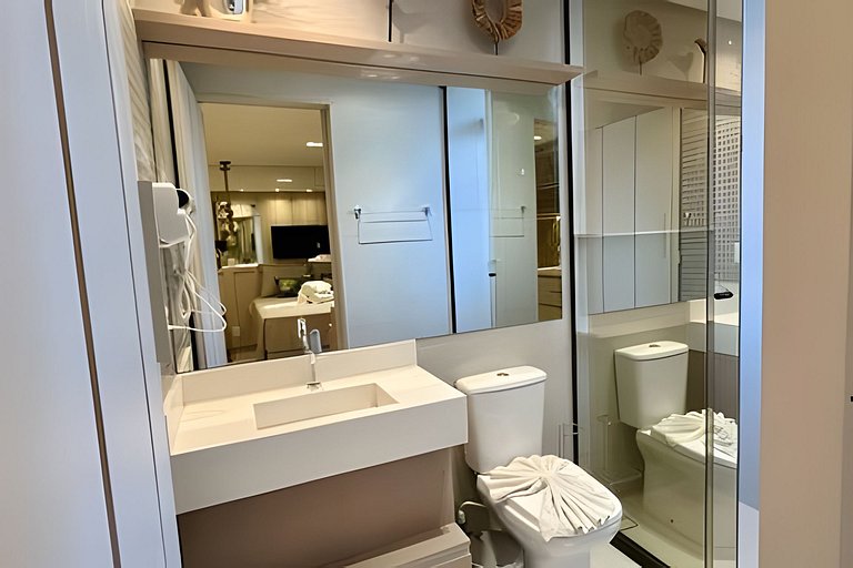 Flat pé na areia com vista mar 501 Breeze -MyFlats