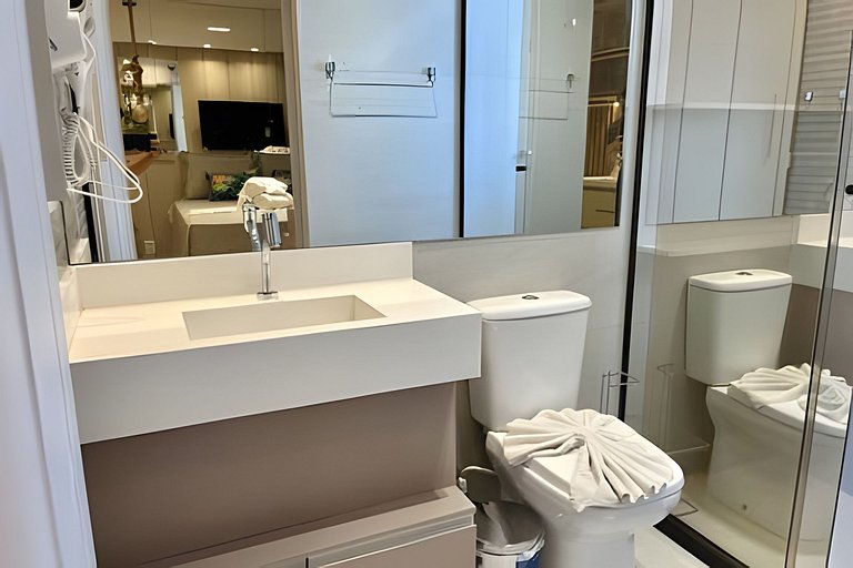 Flat pé na areia com vista mar 501 Breeze -MyFlats