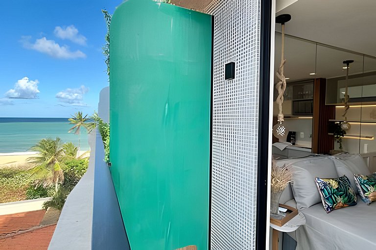 Flat pé na areia com vista mar 501 Breeze -MyFlats