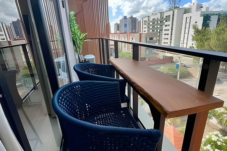 Flat pé na areia c/ vista mar 501 Breeze - MyFlats