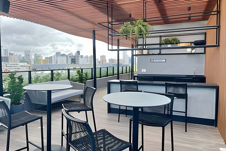 Flat pé na areia com vista mar 501 Breeze -MyFlats