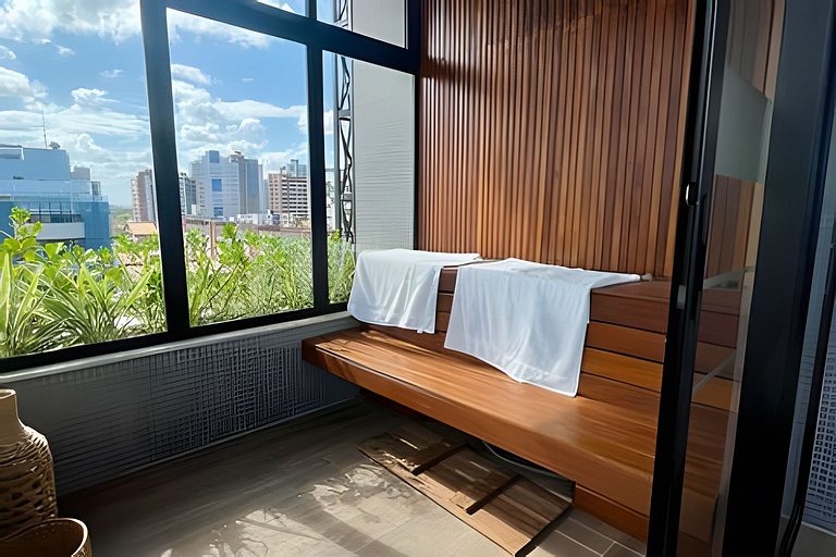 Flat pé na areia com vista mar 501 Breeze -MyFlats