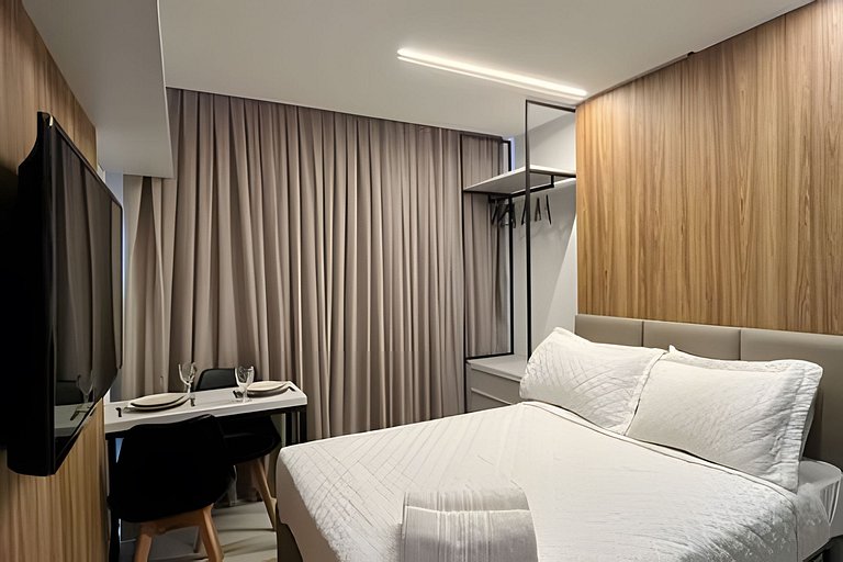 Flat pé na areia com vista mar 316 Breeze -MyFlats