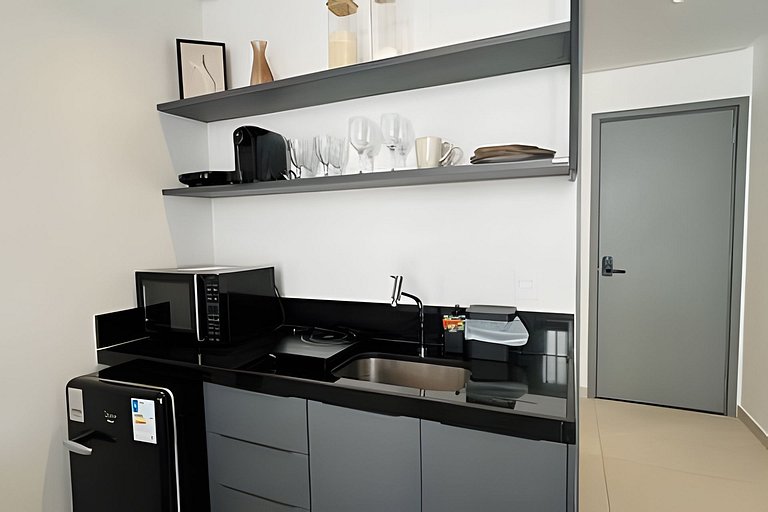 Flat pé na areia com vista mar 316 Breeze -MyFlats