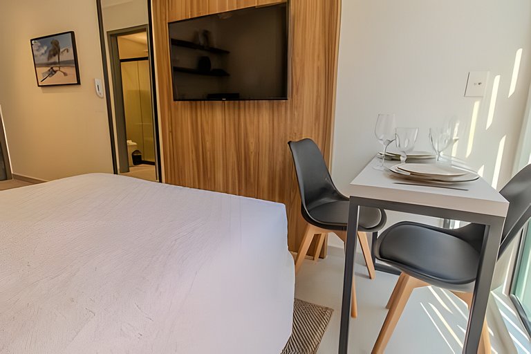 Flat pé na areia com vista mar 316 Breeze -MyFlats