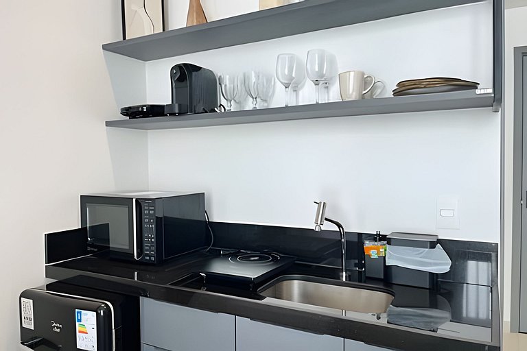 Flat pé na areia com vista mar 316 Breeze -MyFlats