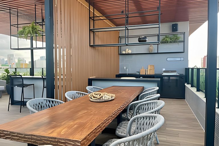 Flat pé na areia com vista mar 316 Breeze -MyFlats