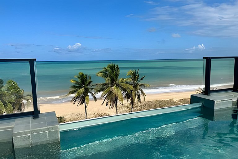 Flat pé na areia com vista mar 502 Breeze -MyFlats