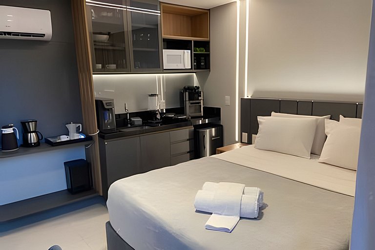 Flat pé na areia c/ vista mar 502 Breeze - MyFlats