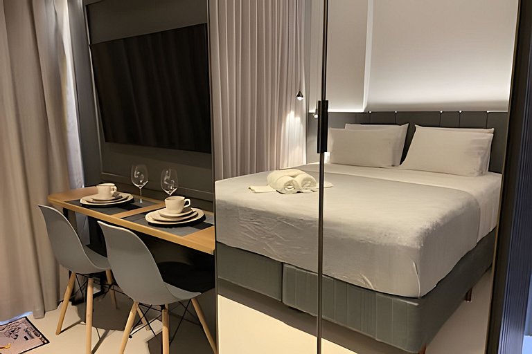 Flat pé na areia com vista mar 502 Breeze -MyFlats