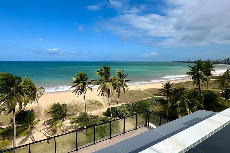 Flat pé na areia c/ vista mar 502 Breeze - MyFlats