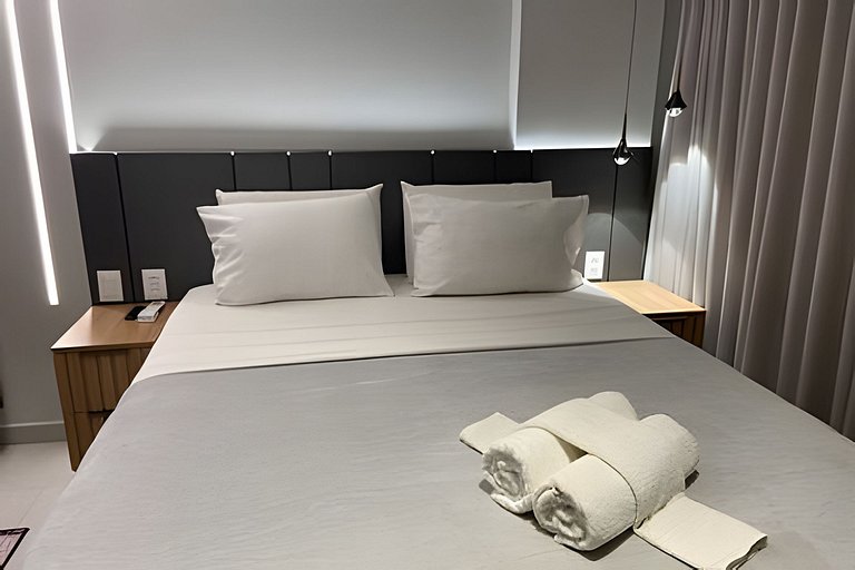 Flat pé na areia c/ vista mar 502 Breeze - MyFlats