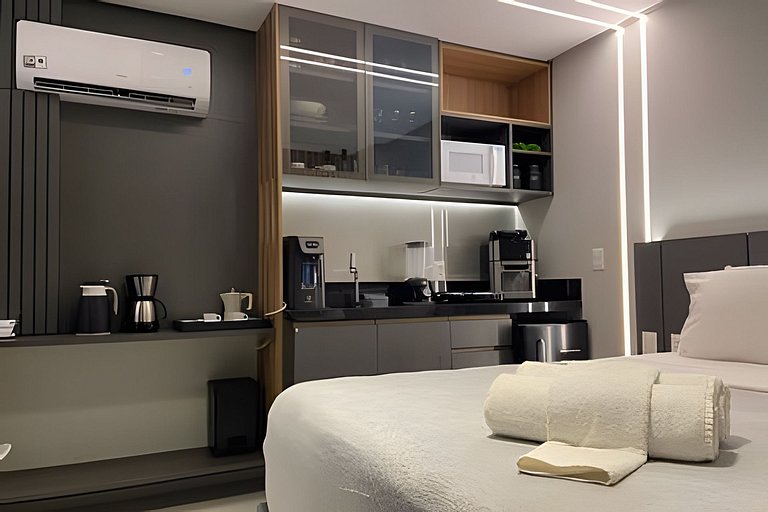 Flat pé na areia c/ vista mar 502 Breeze - MyFlats