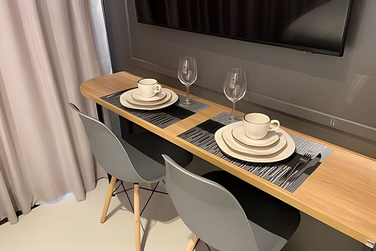 Flat pé na areia com vista mar 502 Breeze -MyFlats