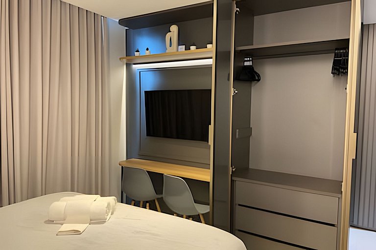 Flat pé na areia com vista mar 502 Breeze -MyFlats