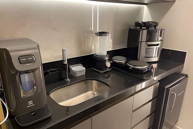 Flat pé na areia com vista mar 502 Breeze -MyFlats