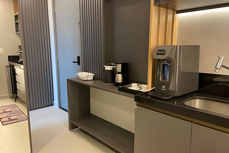 Flat pé na areia com vista mar 502 Breeze -MyFlats