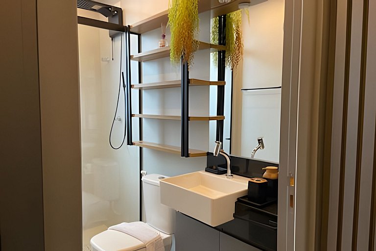 Flat pé na areia c/ vista mar 502 Breeze - MyFlats