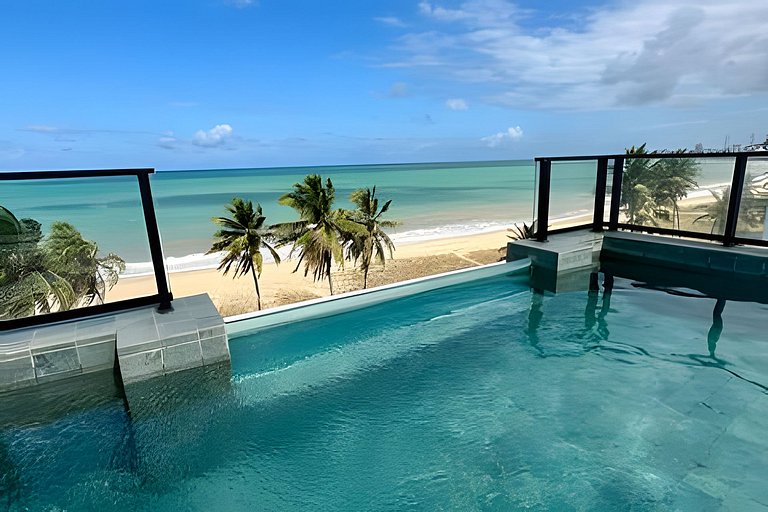 Flat pé na areia com vista mar 502 Breeze -MyFlats