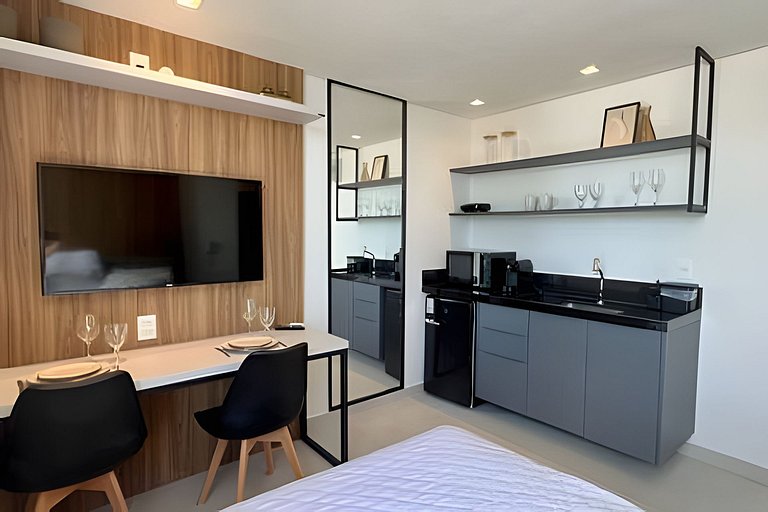 Flat pé na areia com vista mar 508 Breeze -MyFlats