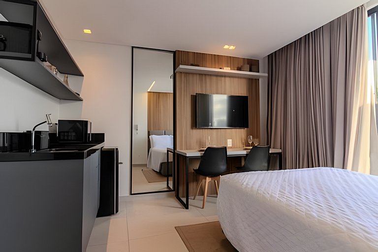 Flat pé na areia com vista mar 511 Breeze -MyFlats