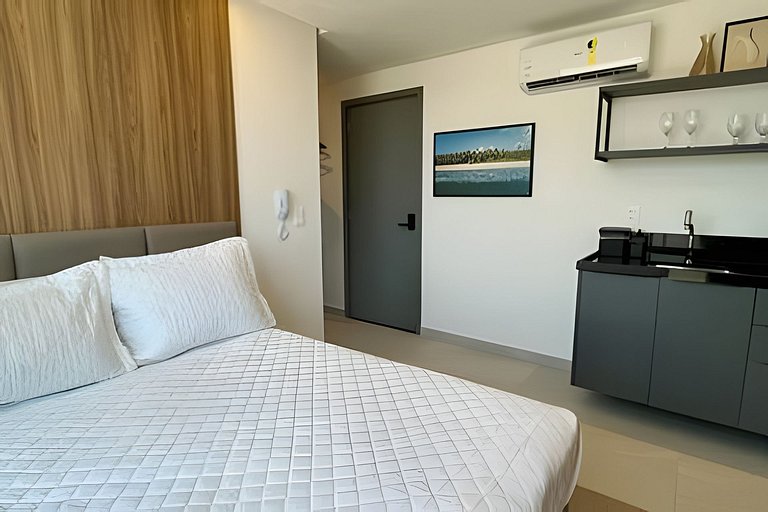 Flat pé na areia com vista mar 511 Breeze -MyFlats