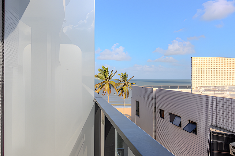 Flat pé na areia com vista mar 511 Breeze -MyFlats