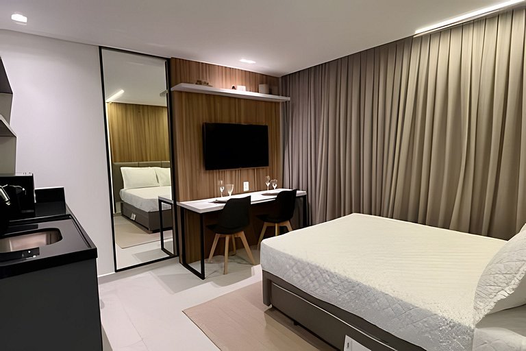 Flat pé na areia com vista mar 511 Breeze -MyFlats