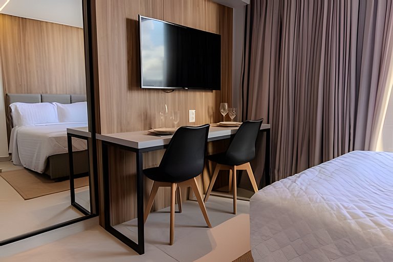 Flat pé na areia com vista mar 511 Breeze -MyFlats