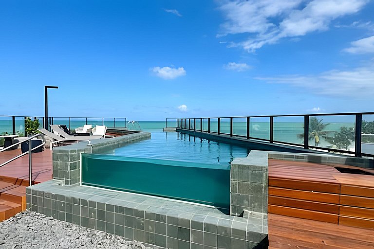 Flat pé na areia com vista mar 511 Breeze -MyFlats