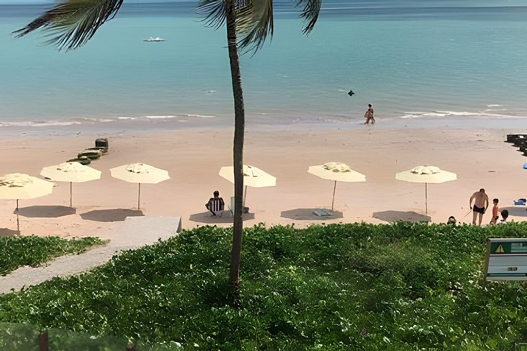 Flat pé na areia c/vista 406B Branco Haus -MyFlats