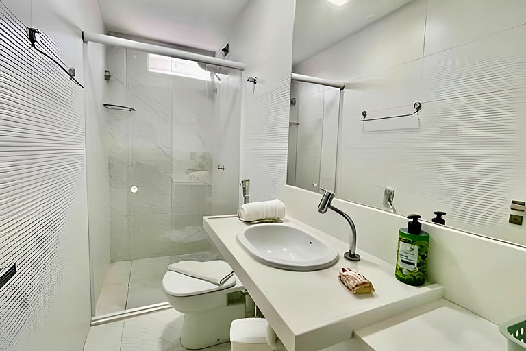 Flat pé na areia c/vista 406B Branco Haus -MyFlats