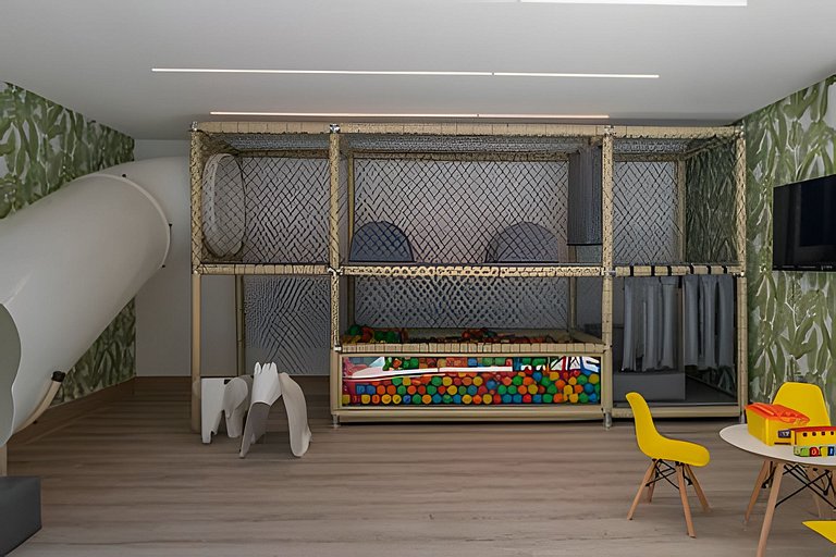 Flat pé na areia c/vista 406B Branco Haus -MyFlats