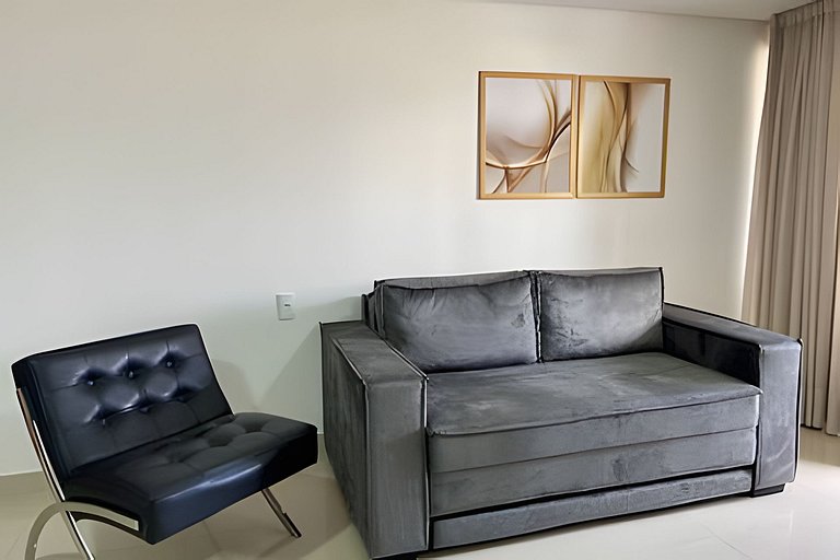 Flat 50m do mar 203 Gold Flat Cabo Branco -MyFlats