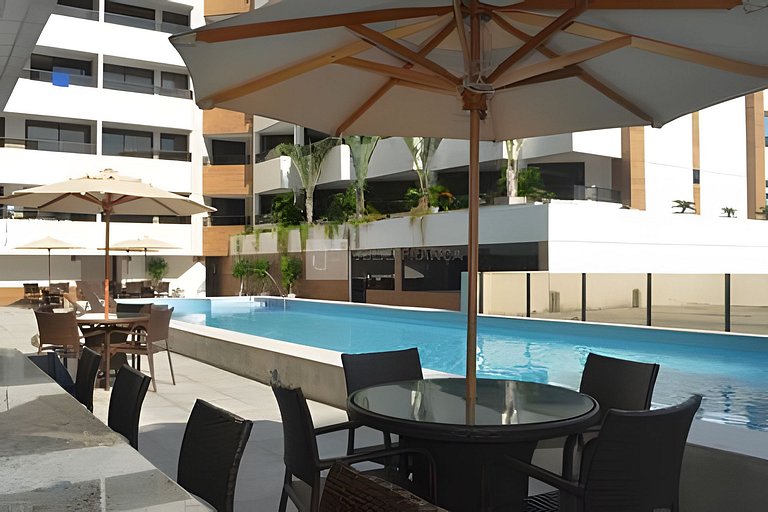 Flat 50m do mar 203 Gold Flat Cabo Branco -MyFlats