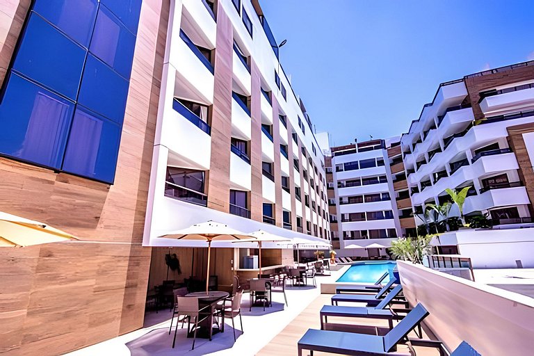 Flat 50m do mar 203 Gold Flat Cabo Branco -MyFlats