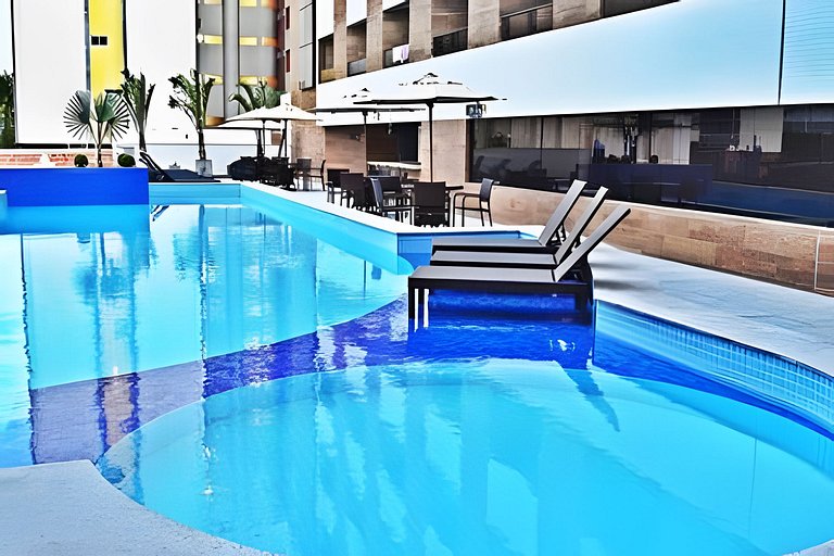 Flat 50m do mar 203 Gold Flat Cabo Branco -MyFlats