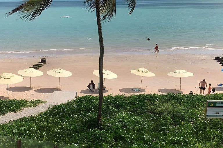 Flat pé na areia c/ vista mar Branco Haus - MyFlats