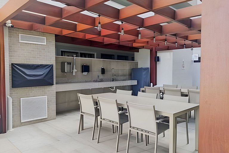 Flat pé na areia c/ vista mar Branco Haus - MyFlats