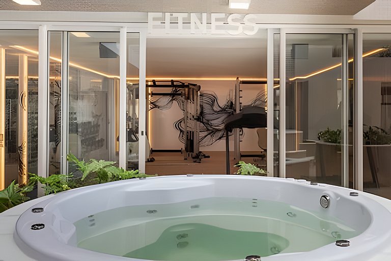 Flat pé na areia c/ vista mar Branco Haus - MyFlats